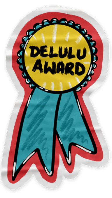 Delulu Sticker