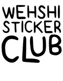 Wehshi Sticker Club Logo